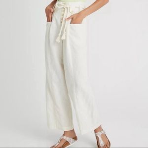 New Anthropology Maeve Lilianna Striped Wide-Leg Pants 2